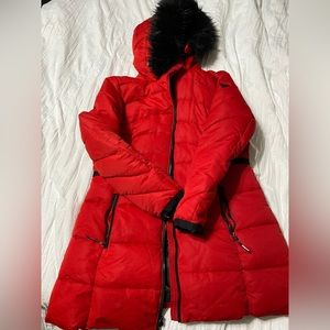 Women’s GUESS winter jacket.
